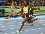 Jamaica's Thompson wins women's 100 metres