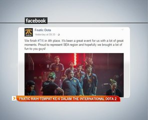 Fnatic raih tempat ke-4 dalam The International DOTA 2