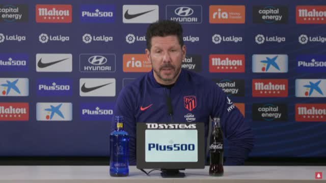 Simeone defiende el trabajo de Suárez y deja claro que sigue vigente pese a sus suplencias