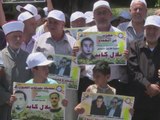 Palestinians protest in support of prisoner on hunger strike