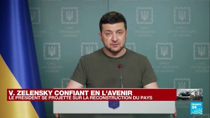 Ukraine : le message d'espoir de Volodymyr Zelensky