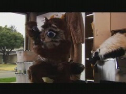 Creepy Mascot Robot Talk