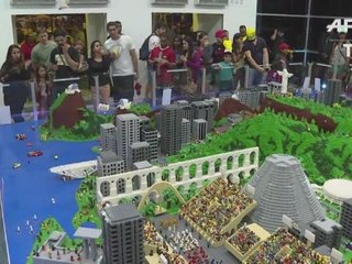 Lego builds model of Rio landmarks to mark the Olympics