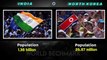INDIA VS NORTH KORE MILLITARY POWER COMPARISONS  2022