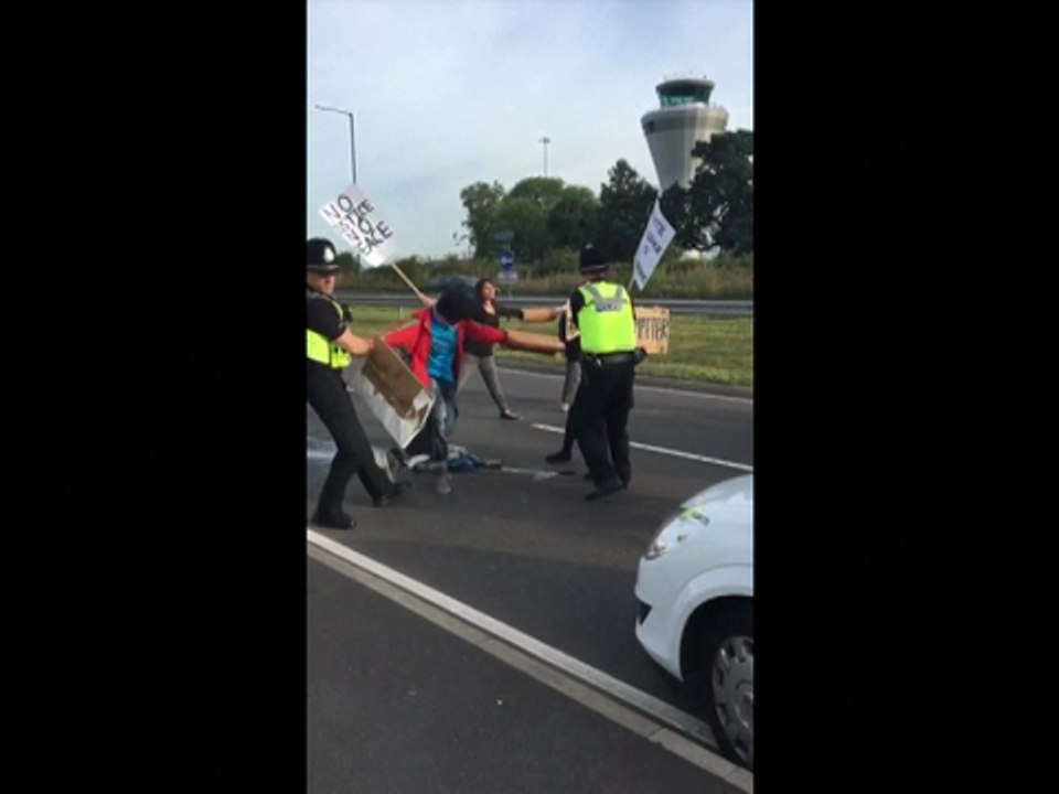 Black lives matter' protests block UK highways