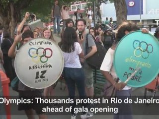 Rio: Protesters clash with police ahead of opening ceremony