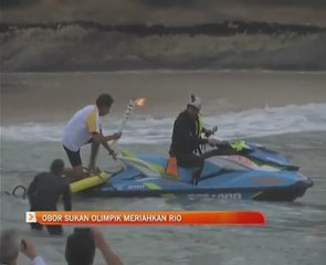Obor sukan Olimpik meriahkan Rio