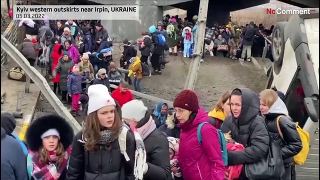 Переправа через реку Ирпень