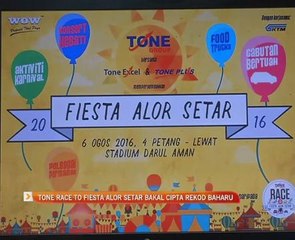 Tone Race to Fiesta Alor Setar bakal cipta rekod baharu