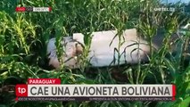 Avioneta con matrícula boliviana cae a un maizal en Paraguay