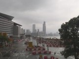 Hong Kong shuts down as Typhoon Nida sweeps across China