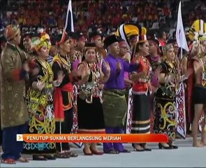 Penutup Sukma Sarawak 2016 berlangsung meriah