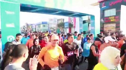 500  متسابق من كافة المحافظات يشاركون فى ماراثون كفر الشيخ للجرى