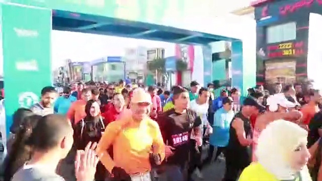 500  متسابق من كافة المحافظات يشاركون فى ماراثو...