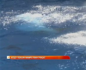 Atlit terjun mampu raih pingat