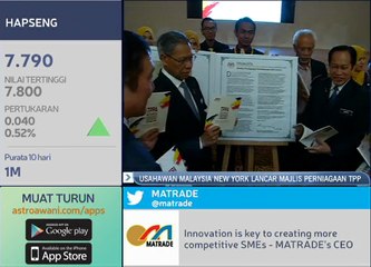 Usahawan Malaysia New York lancar Majlis Perniagaan TPP