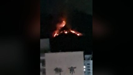 부산 아홉산 산불 재확산...하루 넘겨 진화 중 / YTN