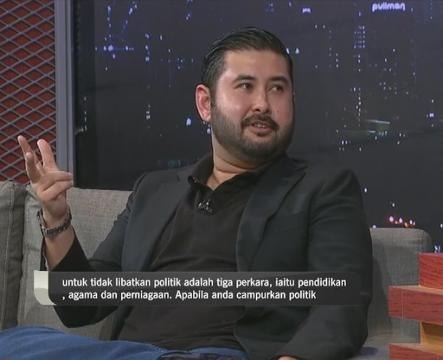 Pendidikan, agama, perniagaan perlu dijauhi politik