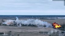 Así es el impactante momento en el que un misil ucraniano derriba un helicóptero ruso