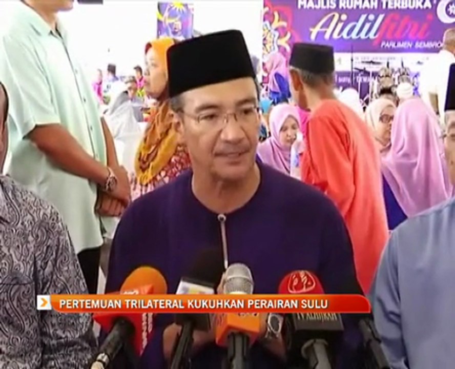 Pertemuan trilateral kukuhkan perairan Sulu