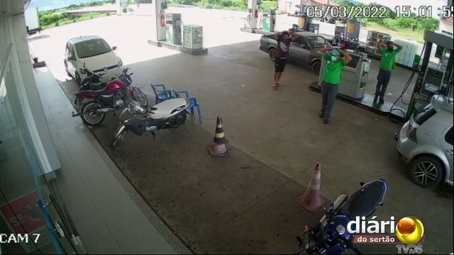 Funcionários de posto de combustíveis são ameaçados de morte durante assalto na região de Sousa