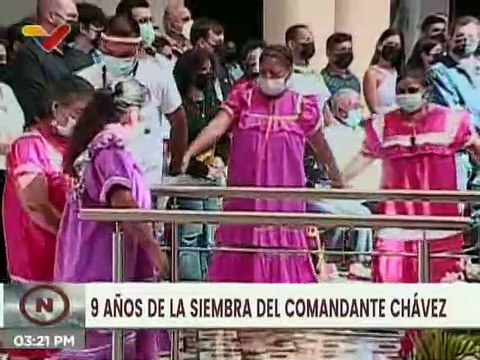 Rinden honores al Cmdte. Hugo Chávez desde el Cuartel de la Montaña a 9 años de su siembra