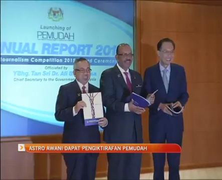 Astro AWANI menang pertandingan Kewartawanan Pemudah