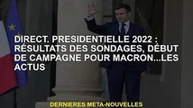 direct. Président 2022 : résultats des sondages, lancement de la campagne Macron...news