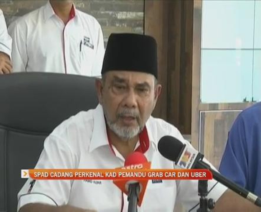 SPAD cadang perkenal kad pemandu Grabcar dan Uber