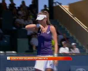 Konta raih gelaran pertama WTA