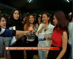 Konsert jelajah "Revival" akan berlangsung