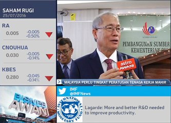 Malaysia perlu tingkat peratusan tenaga kerja mahir