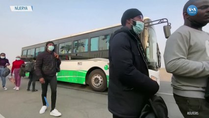 Tahliye Edilen Nijeryalılar Ülkelerine Dönüyor