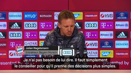 Bayern - Nagelsmann : "Upamecano doit prendre conscience de ses qualités défensives"