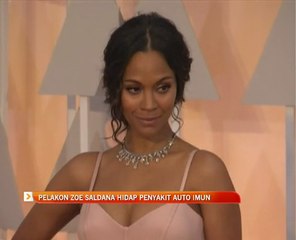 Pelakon Zoe Saldana hidap penyakit auto imun