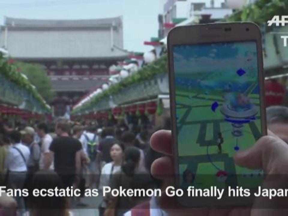 Pokemon Go craze finally hits Japan