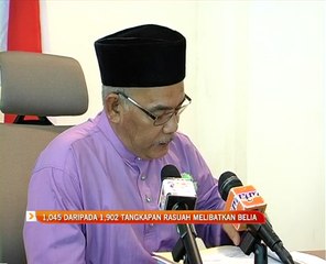 1,045 daripada 1,902 tangkapan rasuah melibatkan belia