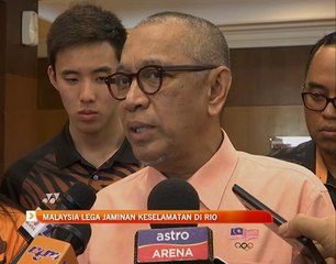 Malaysia lega jaminan keselamatan di Rio