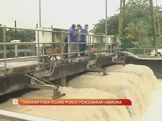 Tindakan pada kilang punca pencemaran ammonia