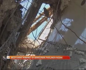 Mesyuarat Kabinet di bangunan Parlimen rosak