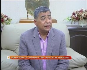 Bom ditemui di landasan KTMB tiada kaitan pengganas