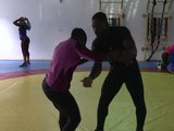 Senegal's top wrestler Isabelle Sambou fights for gold