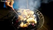 Hudup di desa | bakar ayam bersama keluarga | masakan desa