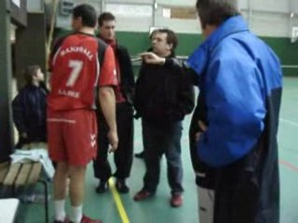 Bagarre handball gouvieux