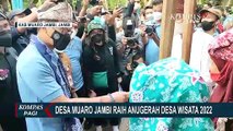 Sandiaga Uno Berikan Penghargaan Anugrah Desa Wisata Untuk Muaro Jambi Secara Langsung