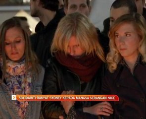 Solidariti rakyat Sydney kepada mangsa serangan Nice