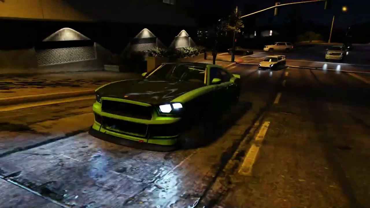 Night driving Cinematic Video