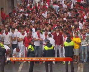 Lagi cedera acara larian lembu jantan