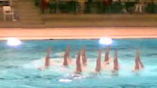 Natation synchronisée:Piscine de MONTPELLIER