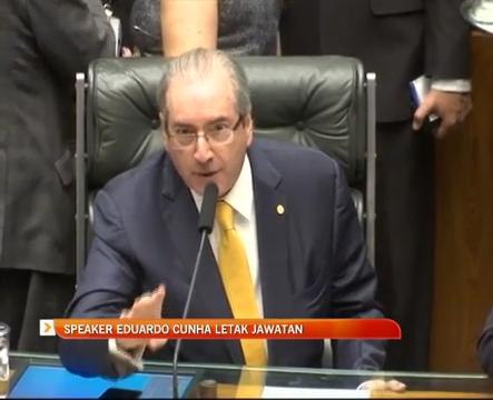 Speaker Eduardo Cunha letak jawatan